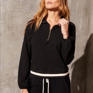 MONROW Sporty Rib Sweatshirt